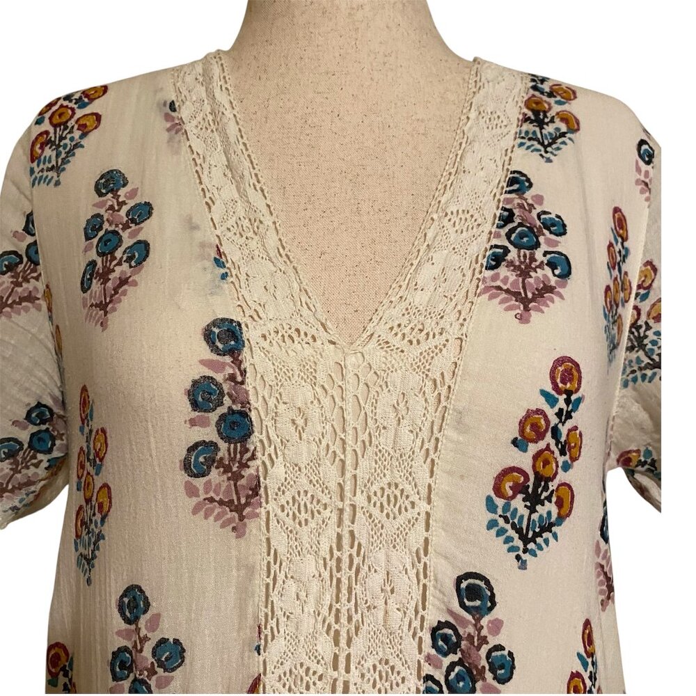 Pink Chicken Floral Maxi Dress Size Medium - Picture 5 of 12